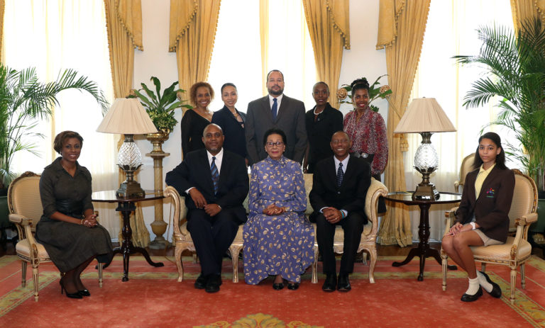 Primary School Student of the Year Foundation makes courtesy call on the Governor General