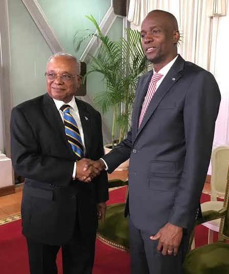 President of Haiti received credentials from Jeffrey Williams, The Bahamas’ new abmassador