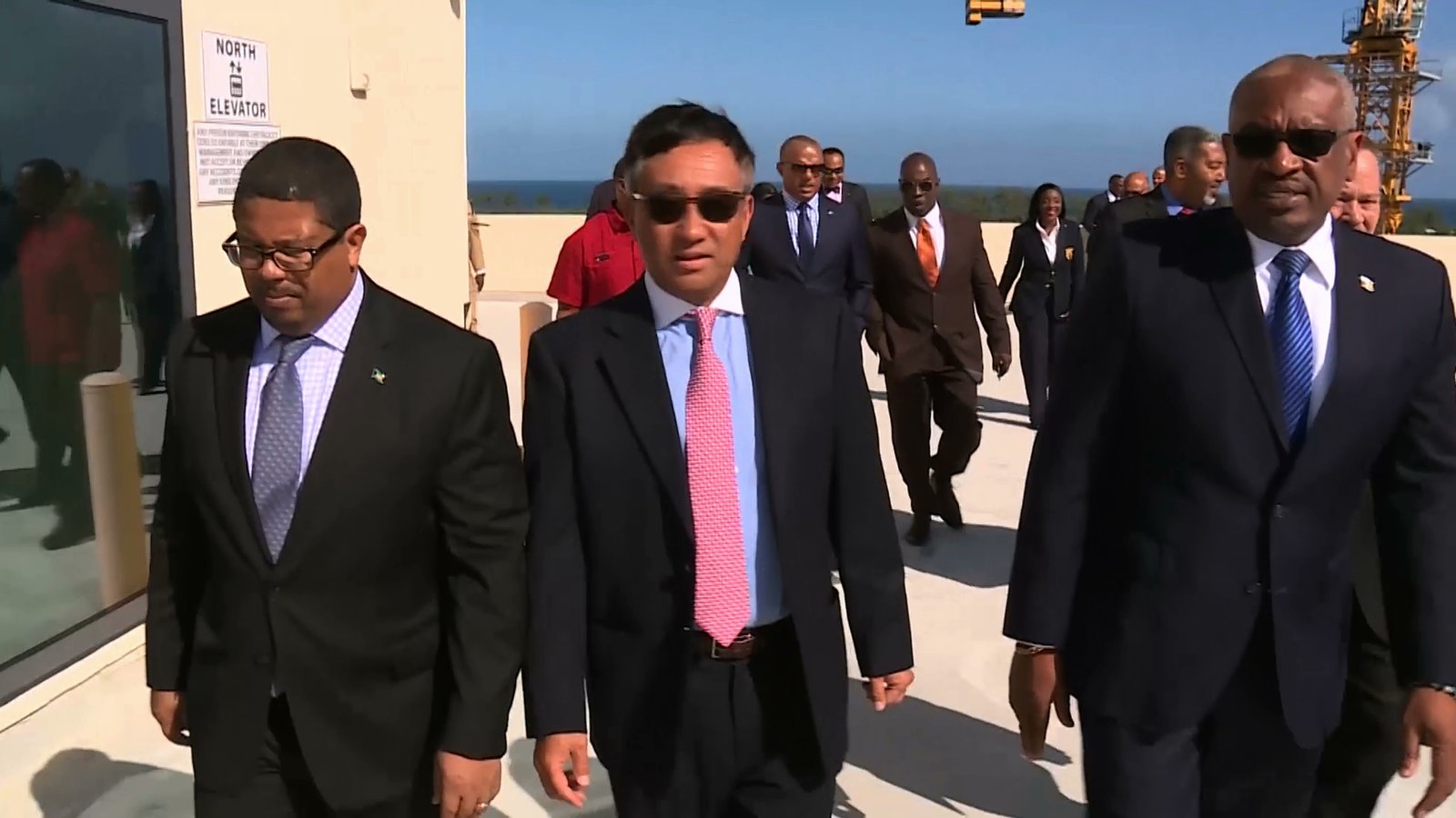 PM, ministers tour Point development; hint to plans for downtown development