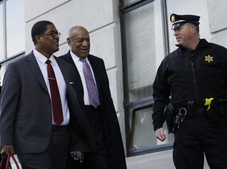The Latest: Bill Cosby at courthouse for 8th day of retrial