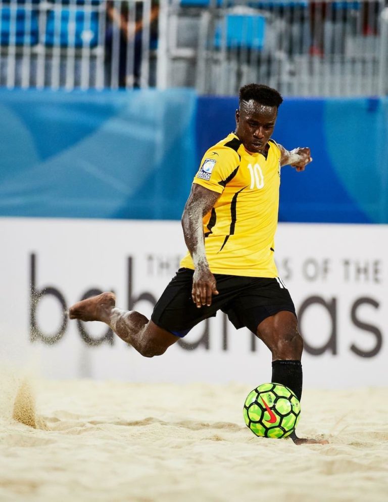 Bahamas finishes beach soccer challenge fourth overall