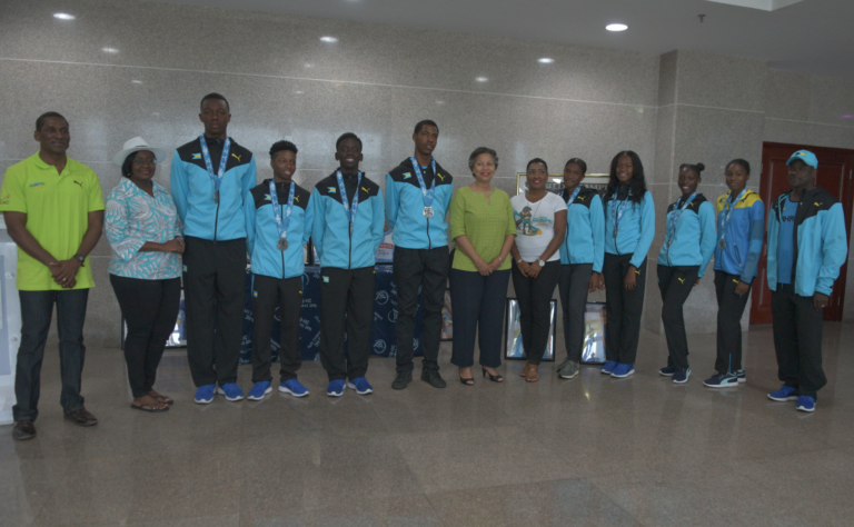 Local athletes receive long-awaited CARIFTA medals