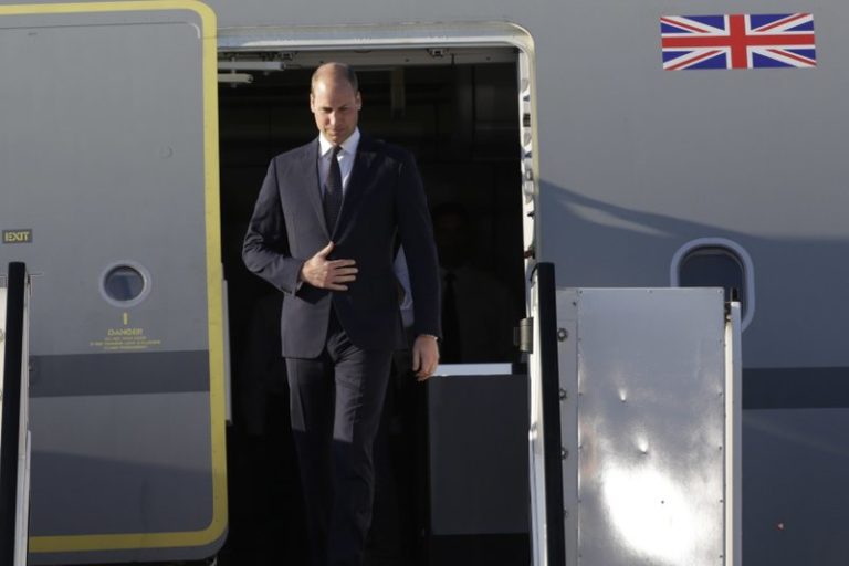 Prince William arrives in Israel for historic royal visit
