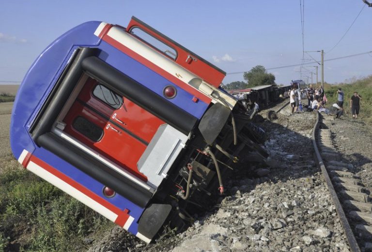 24 killed in train derailment after heavy rains in Turkey