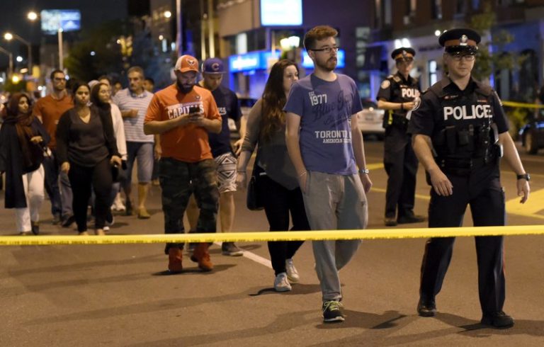The Latest: 2 victims and gunman dead in Toronto shooting