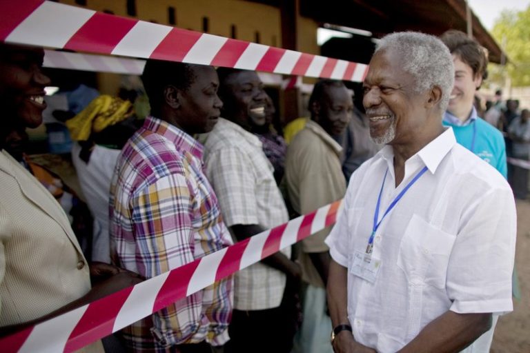Annan leaves legacy of fighting for equality and rights