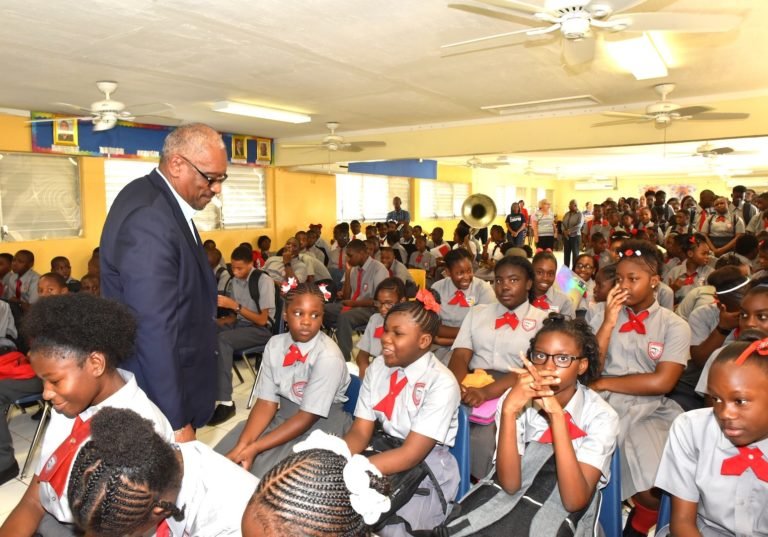 PM visits Family Island schools on first day