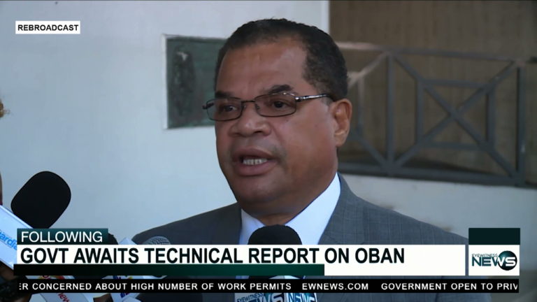 Govt. still waiting on Oban technical report