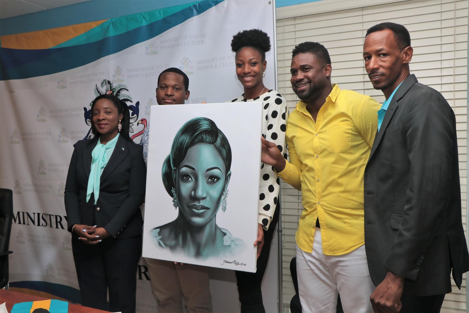 Miller-Uibo pays courtesy call to Minister of Youth, Sports and Culture