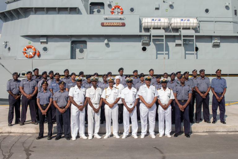 HMBS Bahamas arrives from the Netherlands