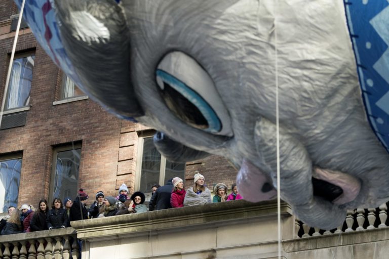 Despite wind, balloons fly at Macy’s Thanksgiving Day parade
