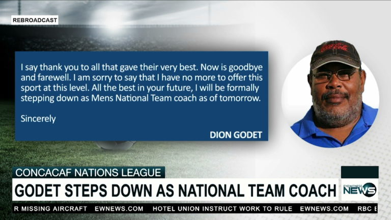 Godet steps down as national team coach