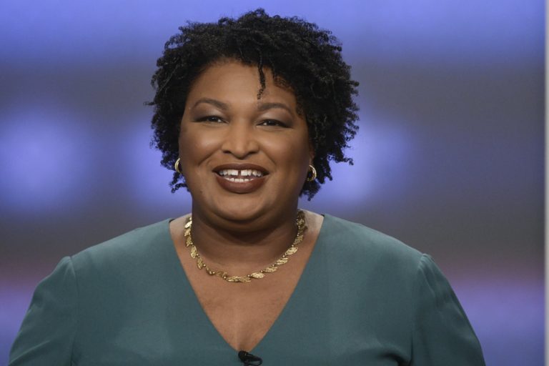 Dems see future in Abrams as she prepares to rebut Trump