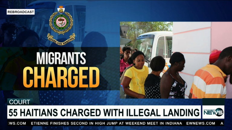 Haitian migrants charged with illegal landing