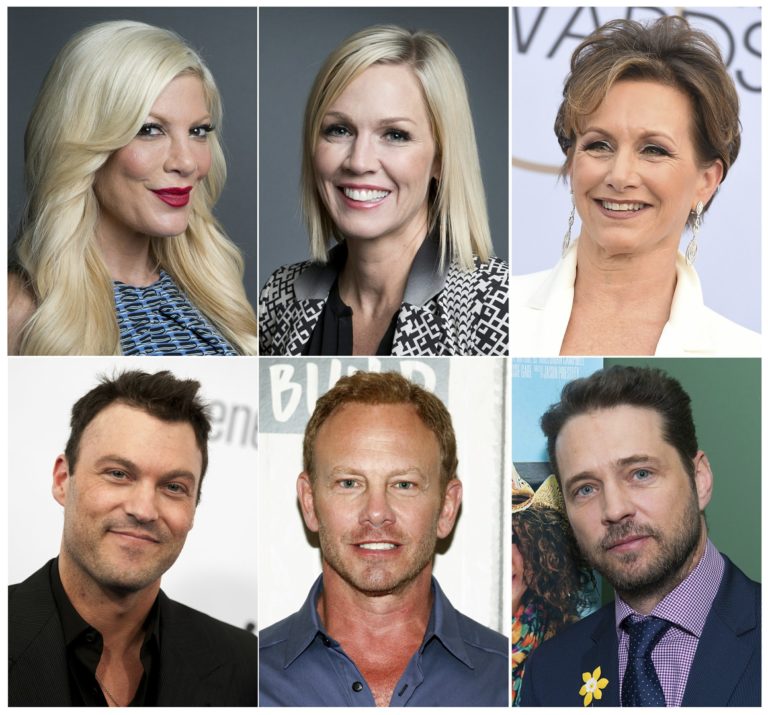 ‘Beverly Hills, 90210’ cast reunites, ‘irreverence’ in store