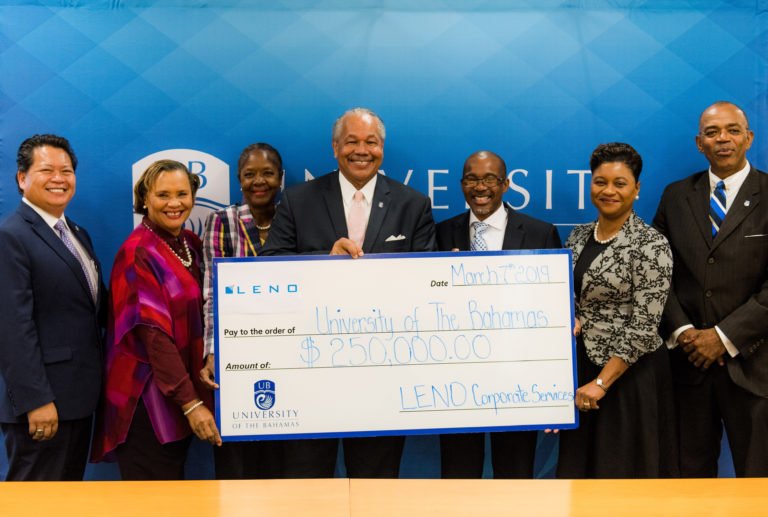 LENO signs $250,000 MOU for endowed scholarships at UB