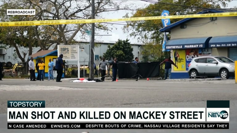 Man murdered on Mackey Street while buying a drink