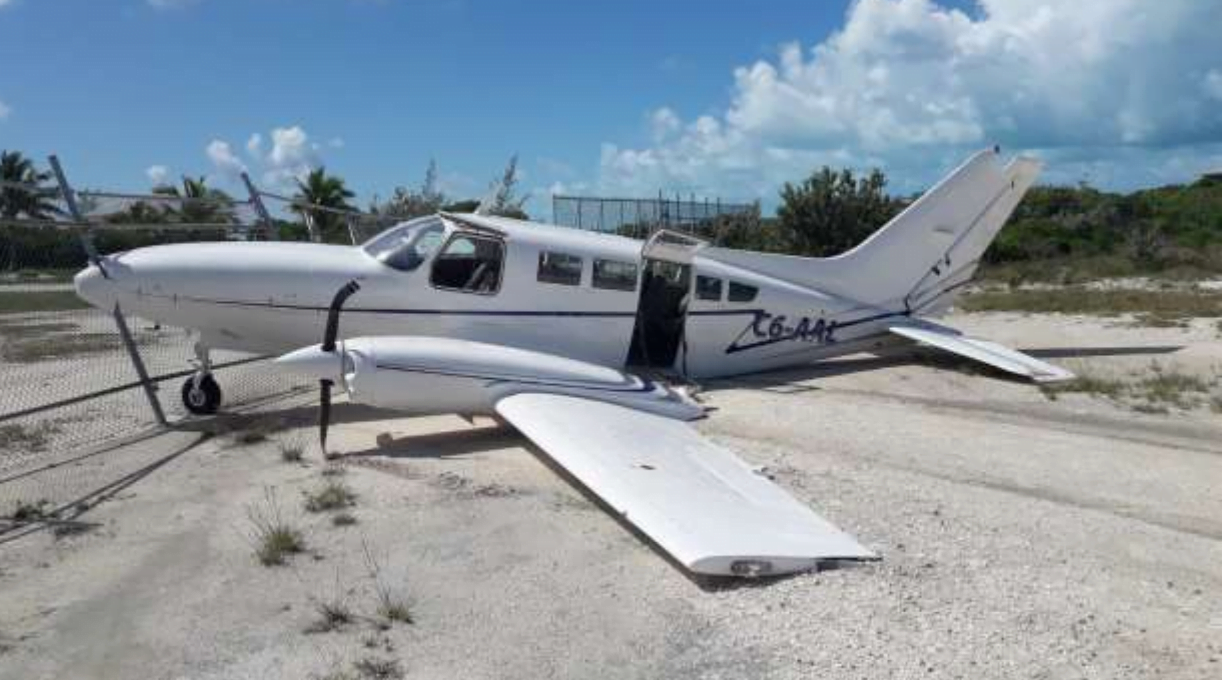 Plane sustained significant damage after falling into pothole at airport