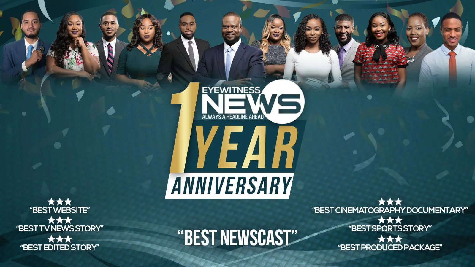 EYEWITNESS NEWS CELEBRATES ONE YEAR