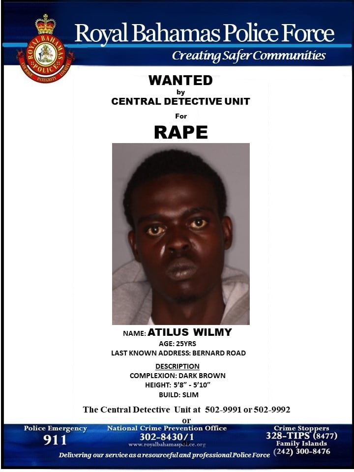Man wanted for rape