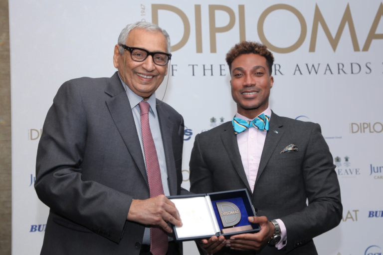 Bahamian Wilfred T. Adderley II awarded 2019 Young Diplomat of the Year, London