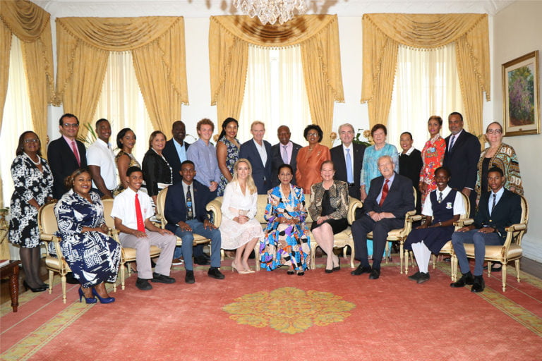 United World College Honourees and Administrators pays courtesy call on GG