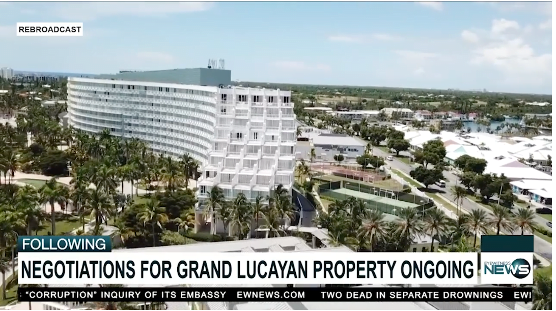 NEGOTIATIONS FOR GRAND LUCAYAN PROPERTY ONGOING