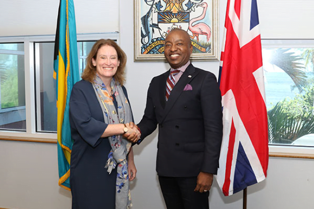 UK High Commissioner Designate pays courtesy call on foreign affairs minister