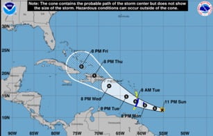 Tropical Storm Dorian strengthens