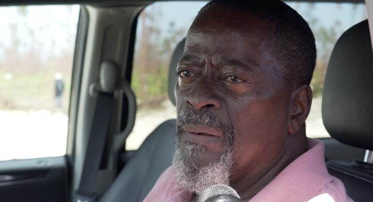 Abaco taxi driver does not want to leave home