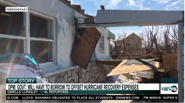DPM: GOVT. WILL HAVE TO BORROW TO OFFSET HURRICANE RECOVERY EXPENSES