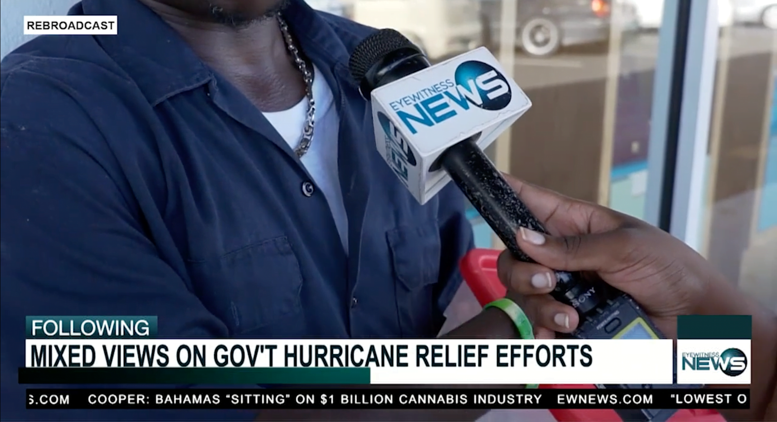 MIXED VIEWS ON GOVT. HURRICANE RELIEF EFFORTS