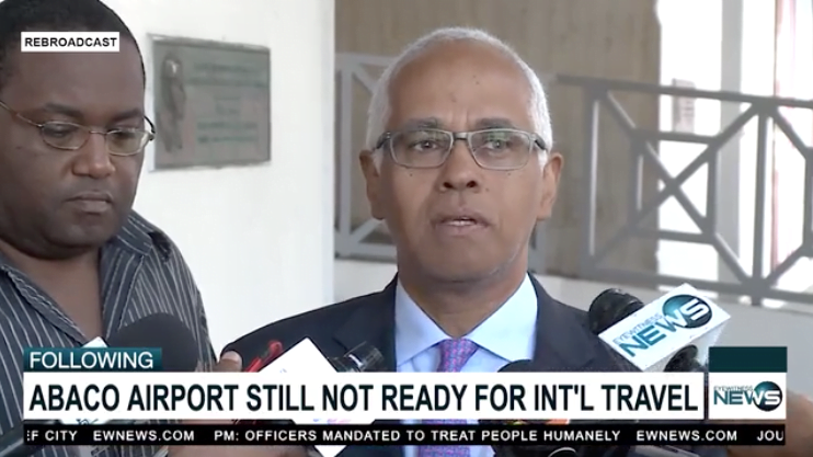 ABACO AIRPORT STILL NOT READY FOR INTL. TRAVEL