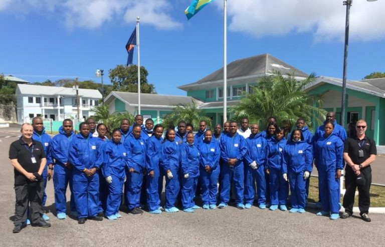 UK disaster victim identification specialists train 30 Bahamian officials