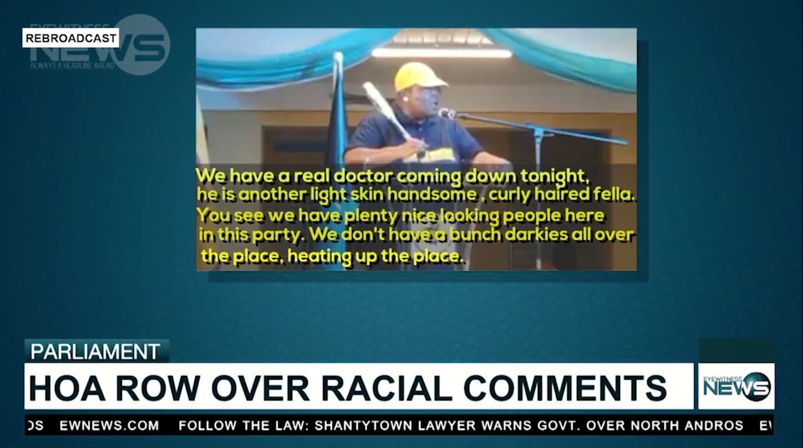 HOA ROW OVER RACIAL COMMENTS