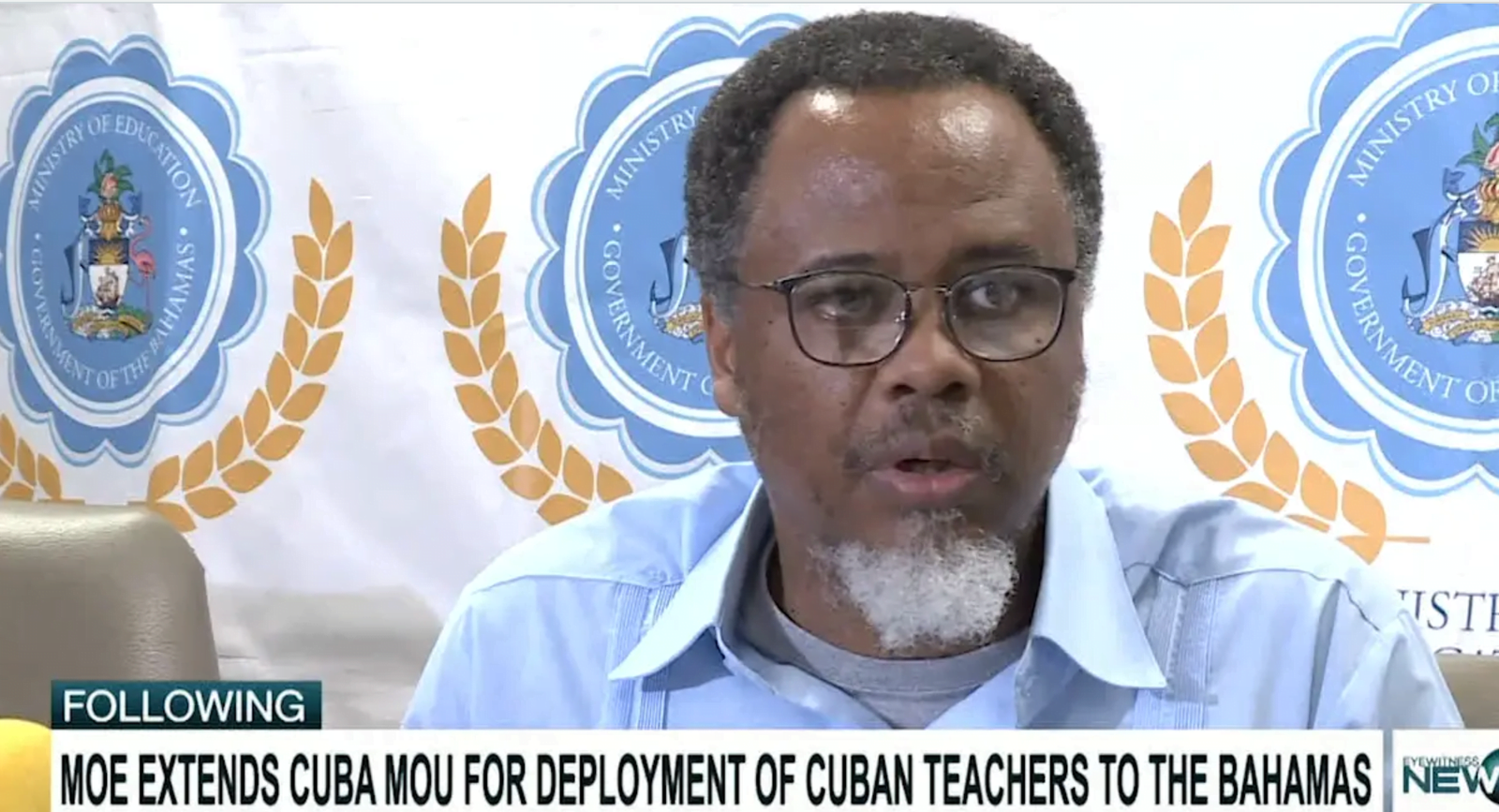 MOE EXTENDS CUBA MOU FOR DEPLOYMENT OF CUBAN TEACHERS TO THE BAHAMAS