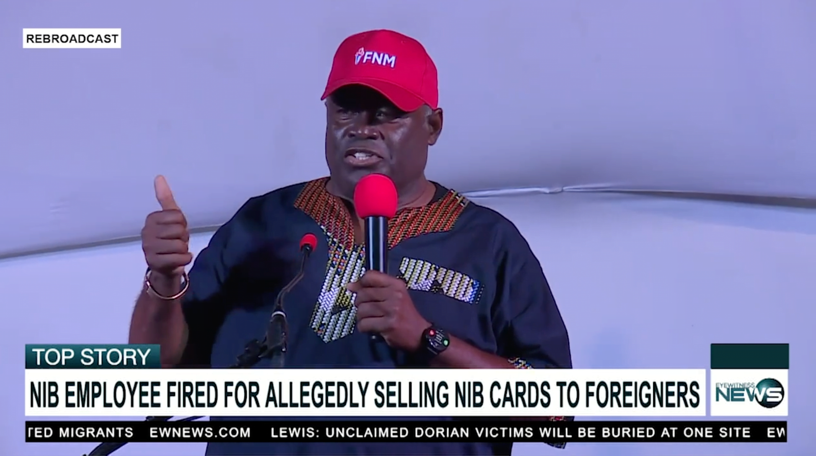 NIB EMPLOYEE FIRED FOR ALLEGEDLY SELLING NIB CARDS TO FOREIGNERS