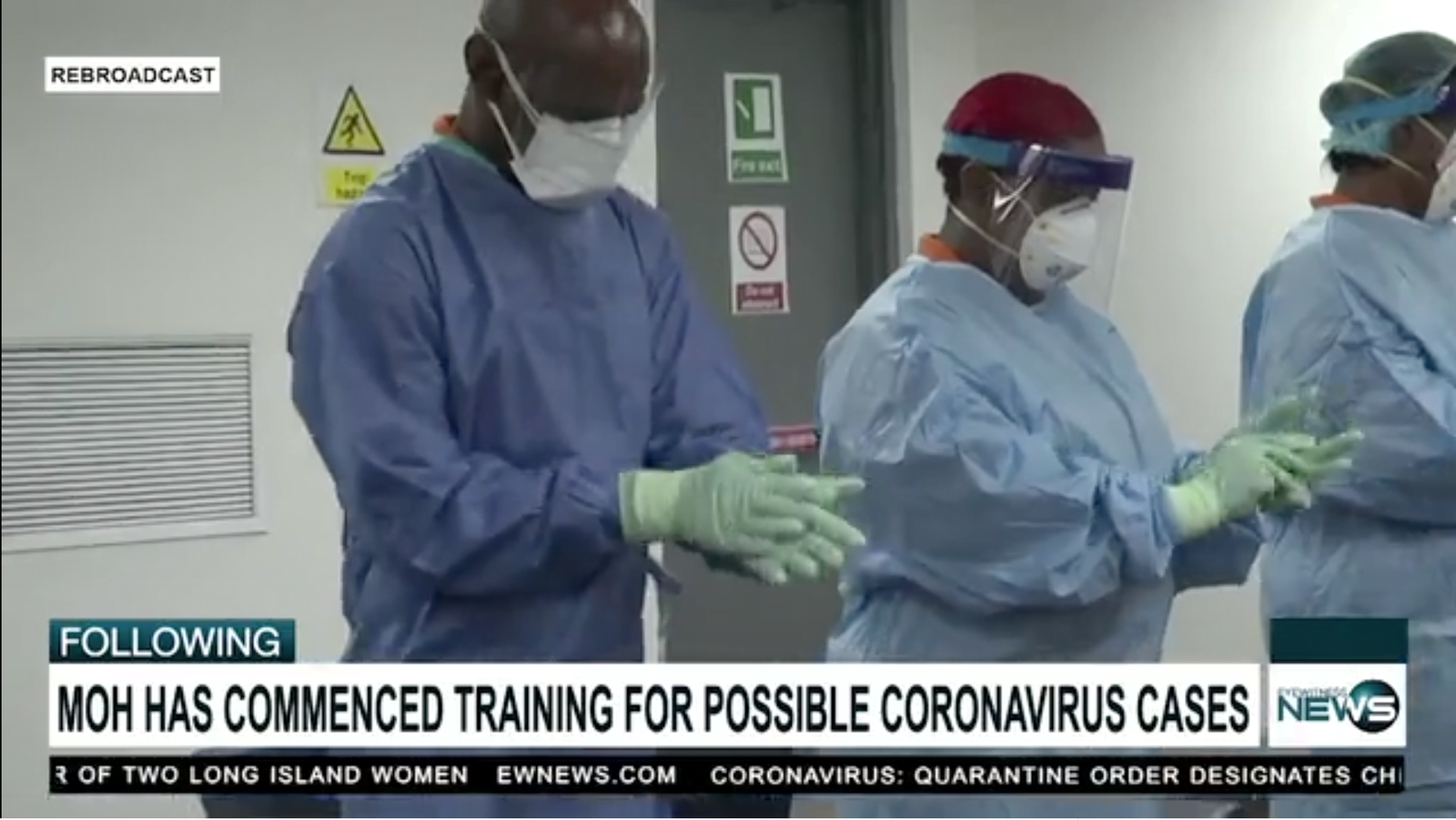 MOH HAS COMMENCED TRAINING FOR POSSIBLE CORONAVIRUS CASES