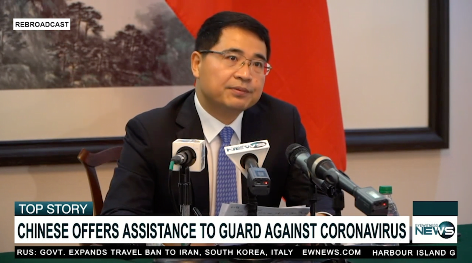 CHINESE OFFER ASSISTANCE ON GUARDING AGAINST CORONAVIRUS