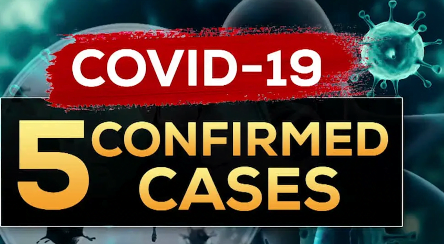 G.B. WOMAN CONFIRMED AS FIFTH CORONAVIRUS CASE