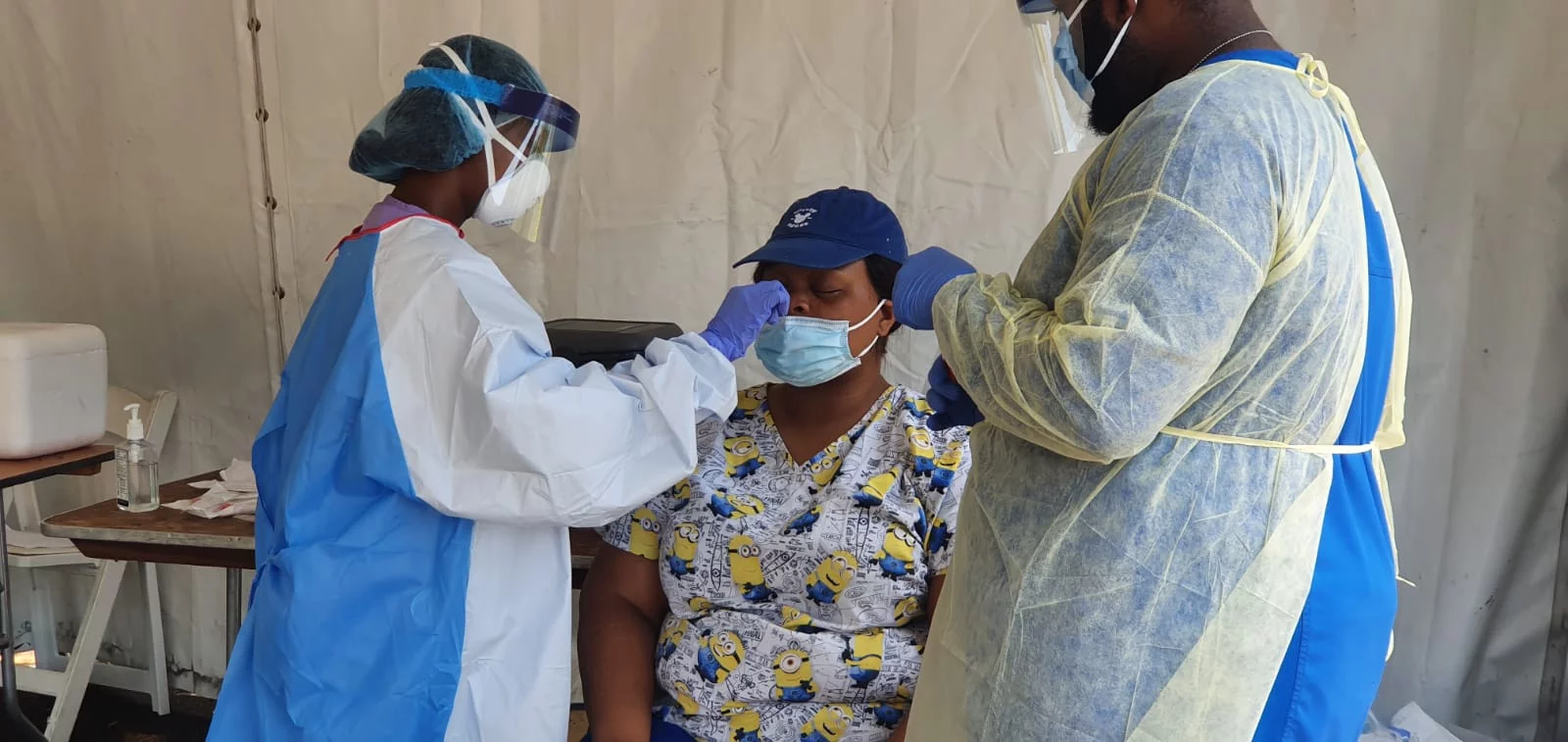 Mass COVID-19 testing for healthcare workers