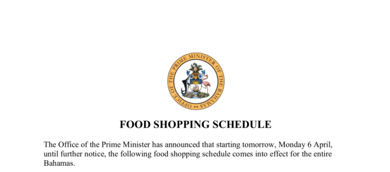 Govt. releases COVID-19 Food Shopping Schedule