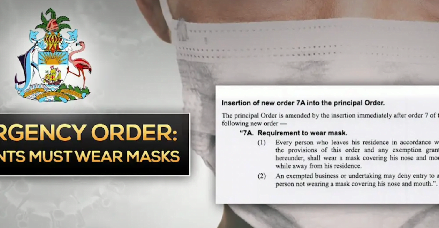 RESIDENTS MUST WEAR MASKS WHEN LEAVING HOME