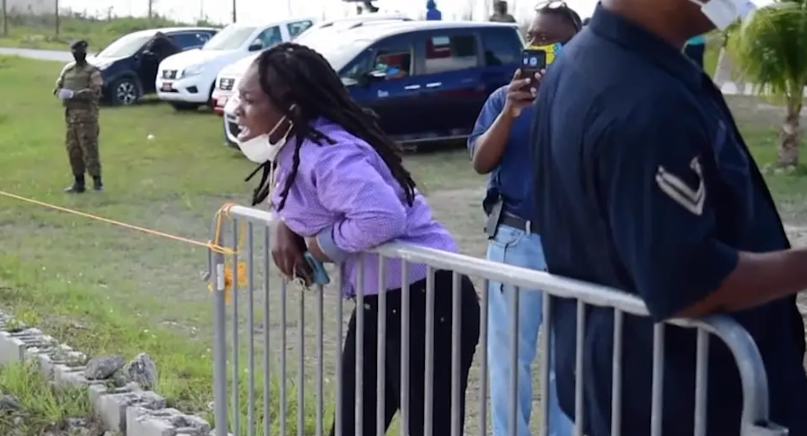 ABACO RESIDENTS PROTEST MASS BURIAL