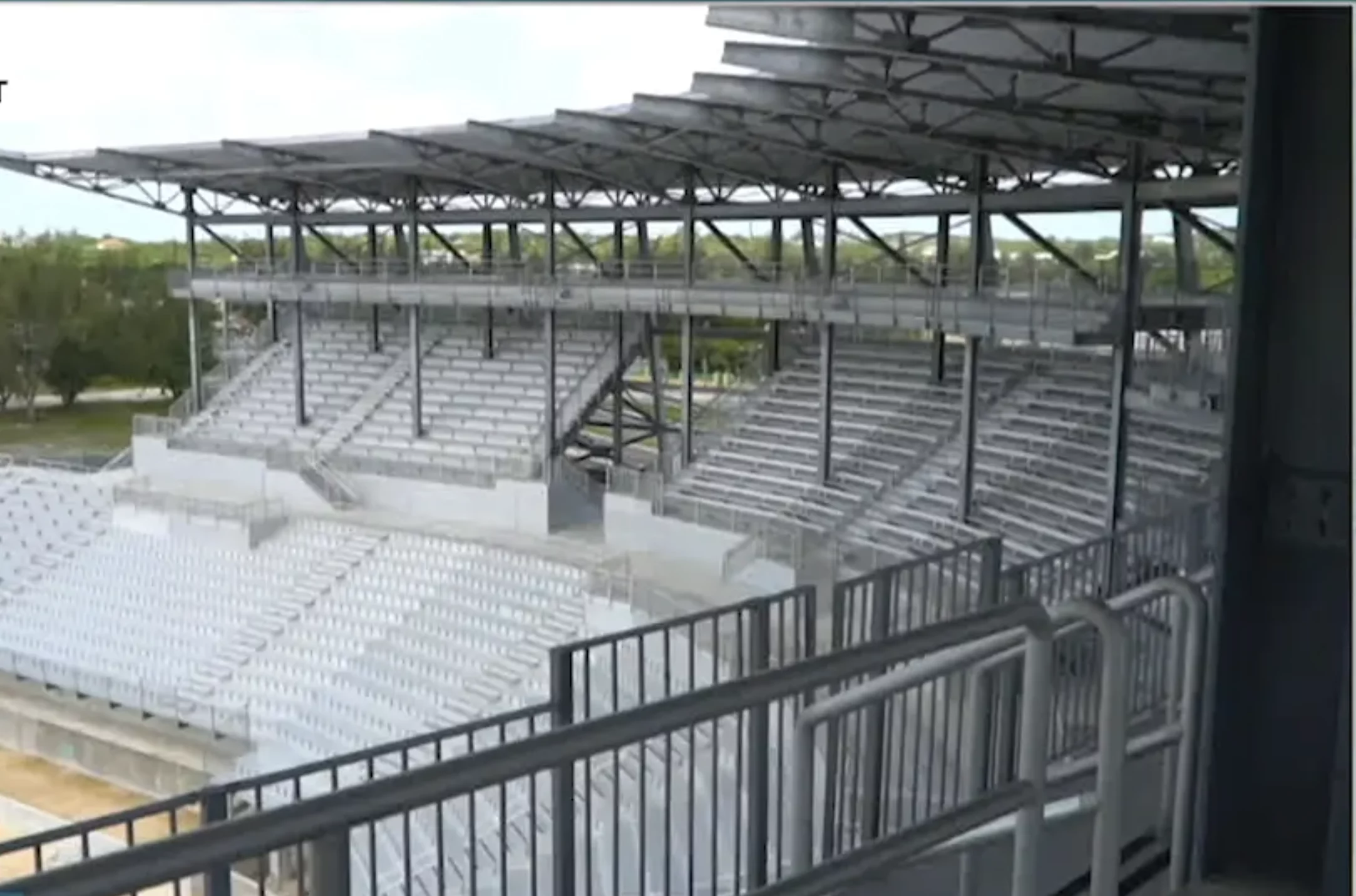 OFFICIALS GIVE TOUR OF NEW BASEBALL STADIUM