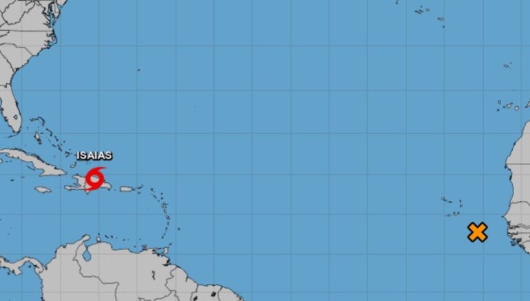 Isaias on track to become hurricane, second system develops in Atlantic