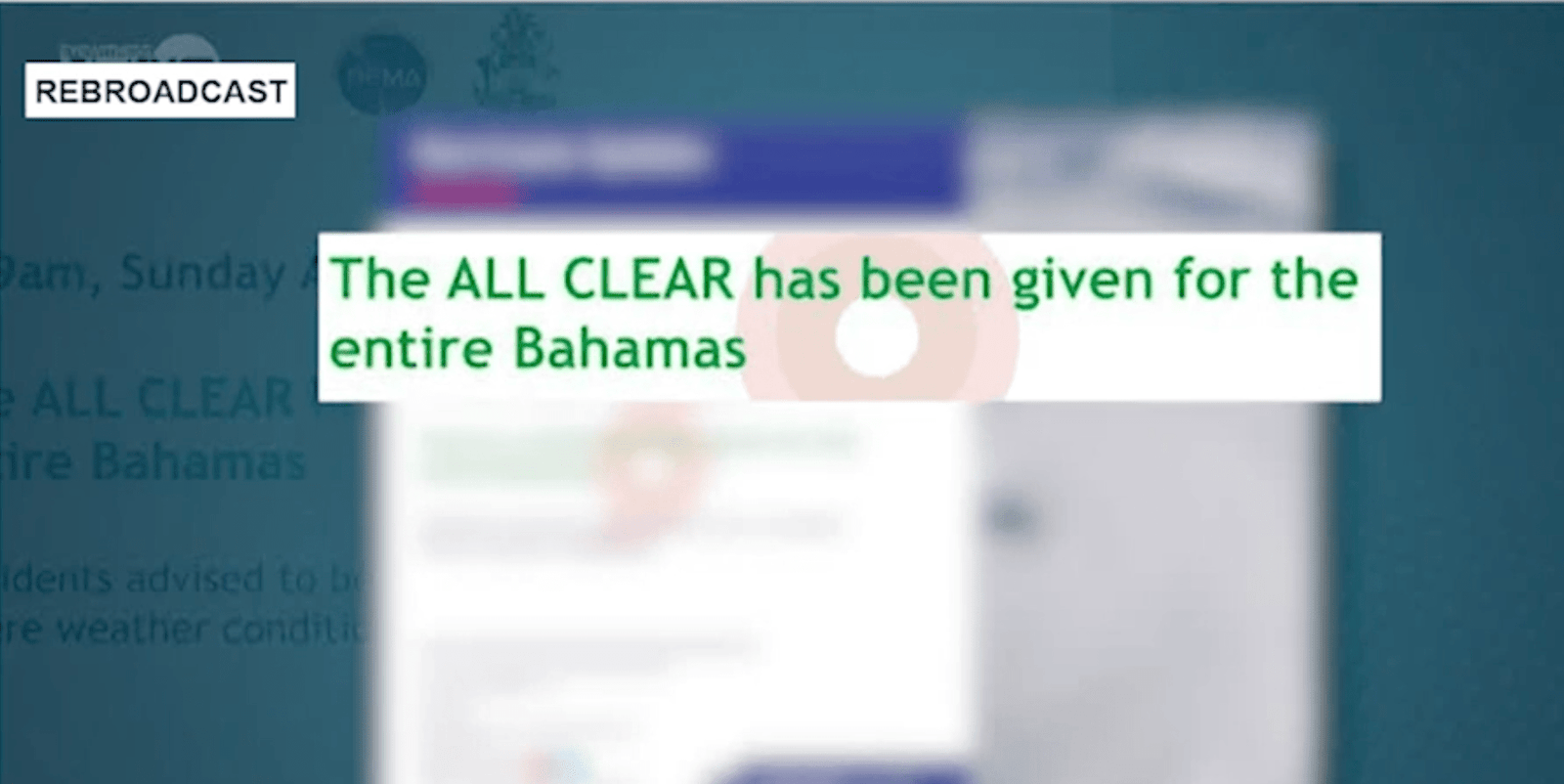 CONFUSION OVER NEMA ALL CLEAR