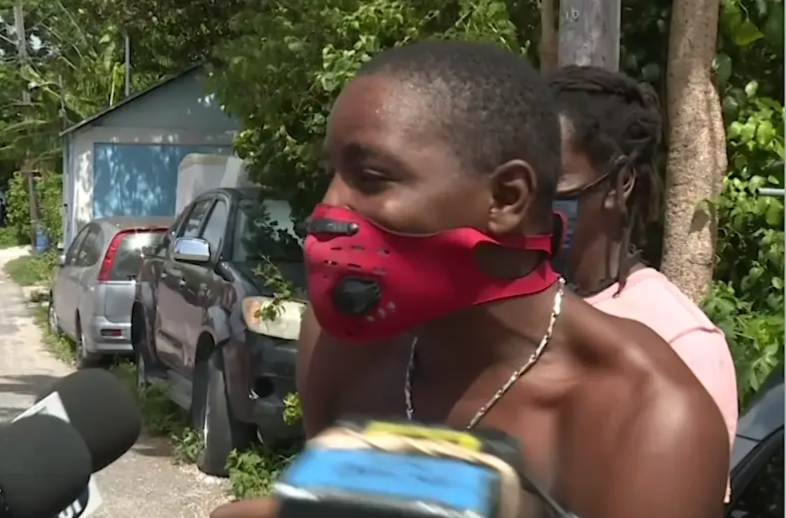 COVID ENFORCEMENT UNIT DISTRIBUTES WATER, PROTECTIVE GEAR