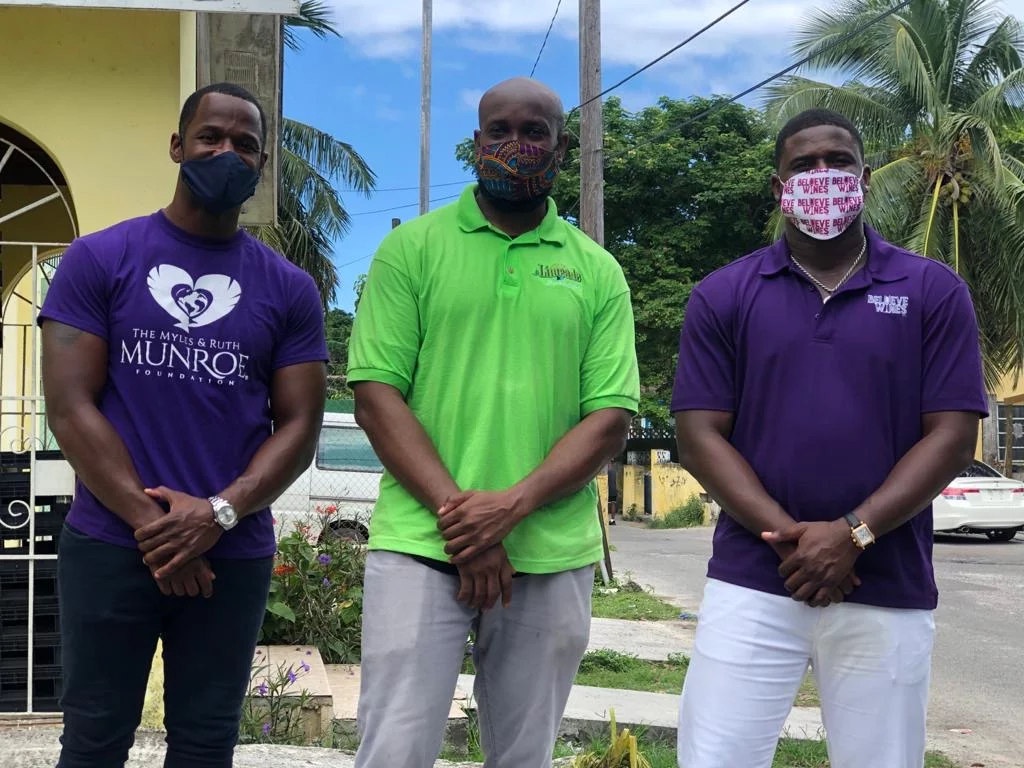 Community Cares initiative distributes limeade and lunch throughout the community of Bain and Grants Town