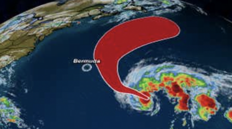 Epsilon strengthens into Category 1 hurricane, no threat to The Bahamas
